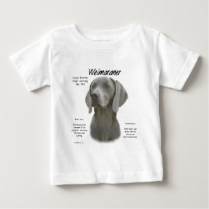Weimaraner History Design Baby T-Shirt