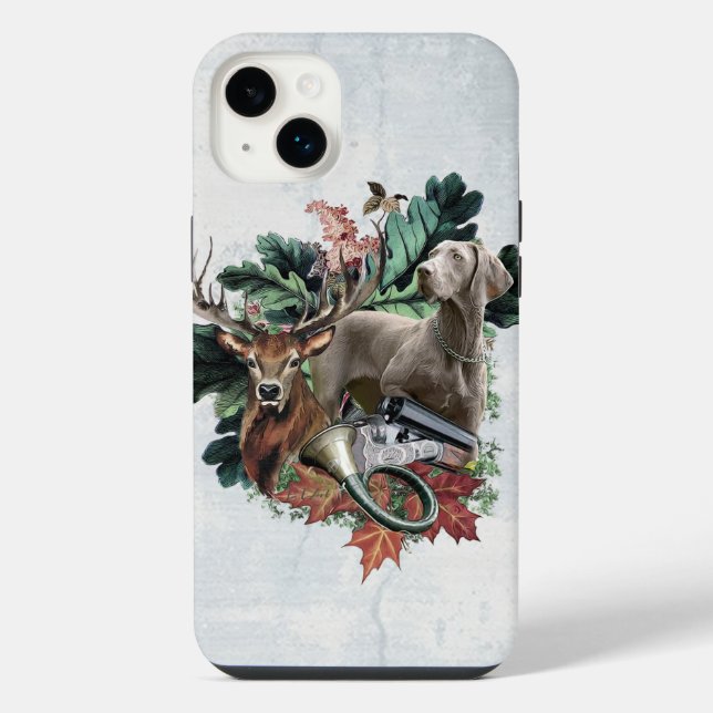 Weimaraner  iphone case (Back)
