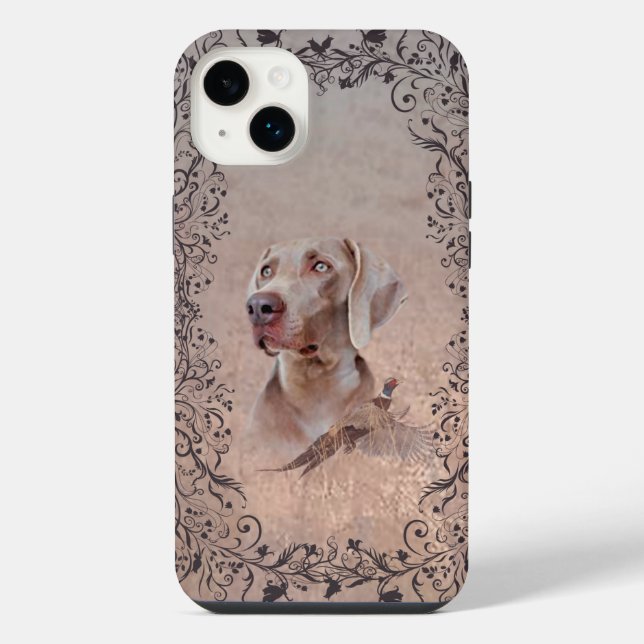 Weimaraner  iphone case (Back)