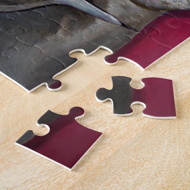 Weimaraner Jigsaw Puzzle (Side)