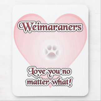 Weimaraner love, Love Weimaraners, Weim Love, weim Mouse Pad