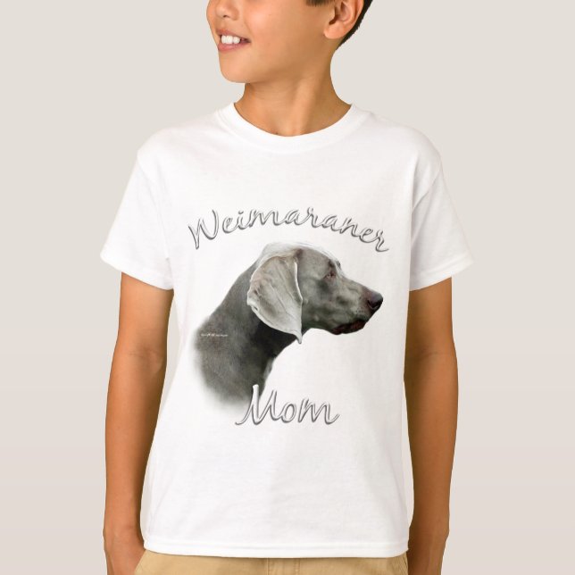 Weimaraner Mom 2 T-Shirt (Front)