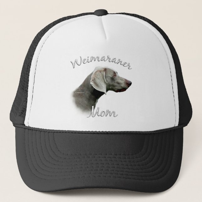 Weimaraner Mom 2 Trucker Hat (Front)