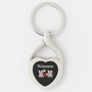 Weimaraner Mom Gifts Keychain