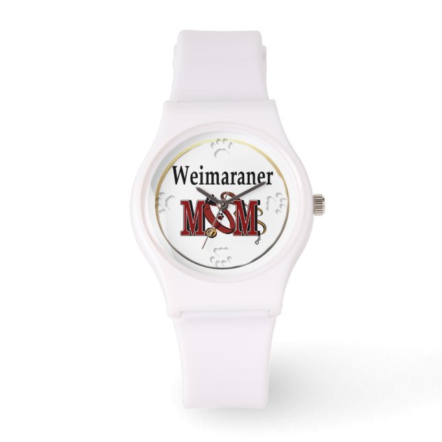 Weimaraner Mom Gifts Watch (Front)