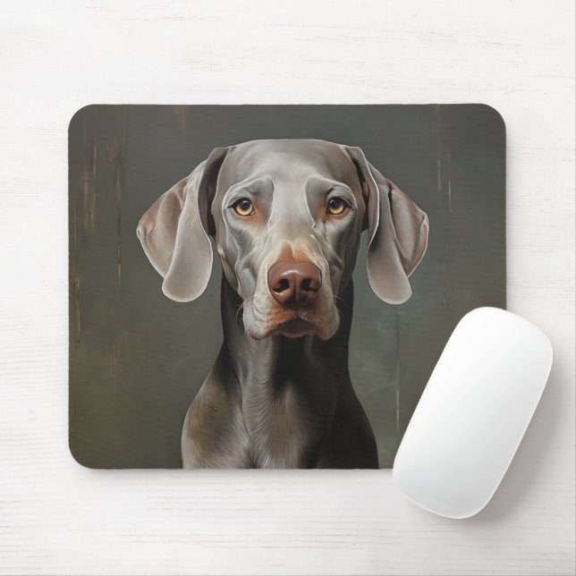 Weimaraner Mouse Pad (With Mouse)