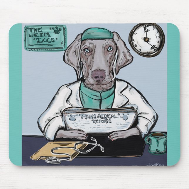 Weimaraner Mouse Pad (Front)