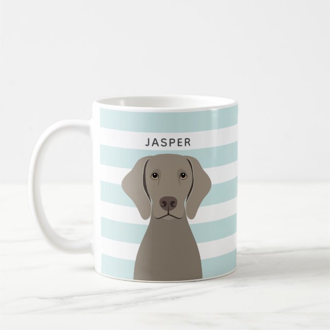 Weimaraner Mugs (Left)