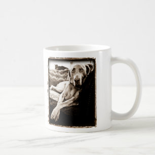 Weimaraner Nation : Ballou's Chair Coffee Mug