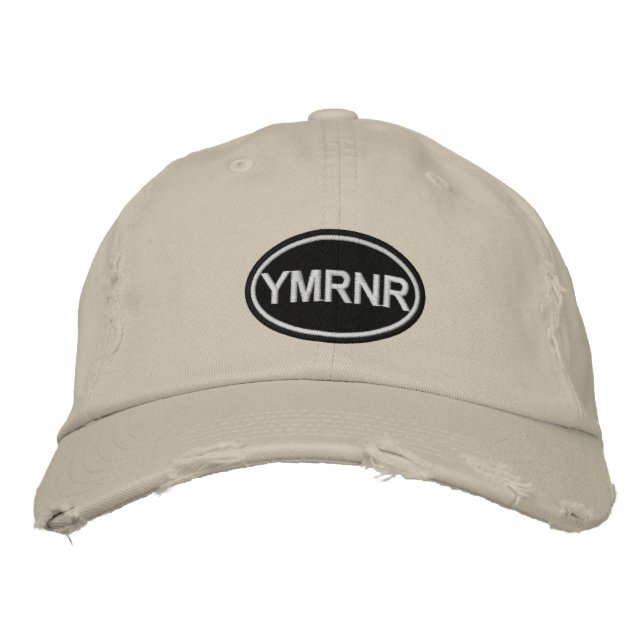 Weimaraner Nation : Embroidered YMRNR Embroidered Baseball Hat (Front)