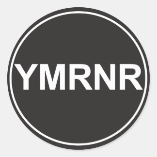 Weimaraner Nation : YMRNR Graphic Classic Round Sticker