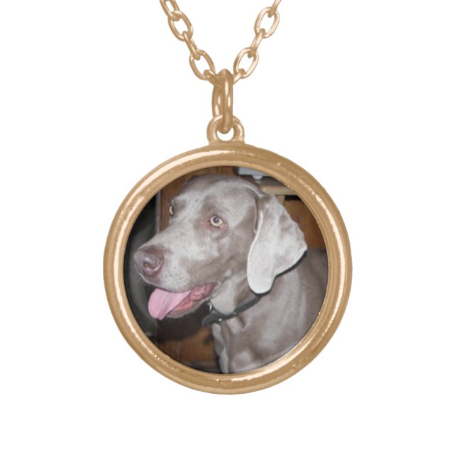 Weimaraner necklace (Front)