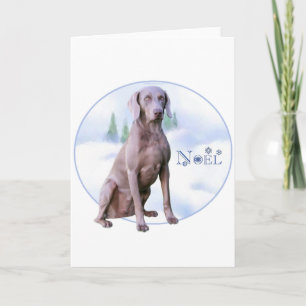 Weimaraner Noel Holiday Card