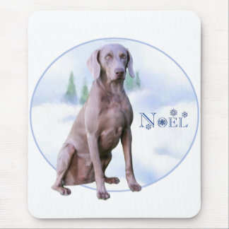 Weimaraner Noel Mouse Pad