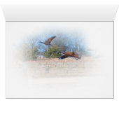 Weimaraner Outdoor Portrait Cards (Inside Horizontal (Bottom))