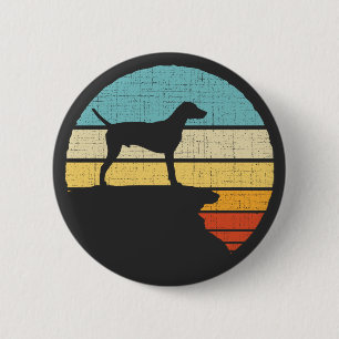 Weimaraner Owner Retro Vintage 60s 70s Dog Lover Button