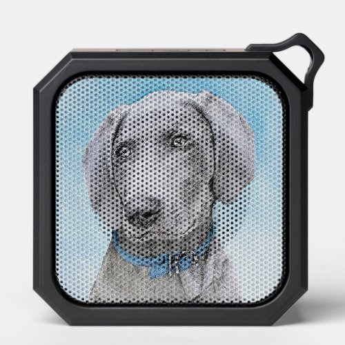 Weimaraner Painting _ Cute Original Dog Art Bluetooth Speaker