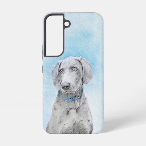 Weimaraner Painting _ Cute Original Dog Art Samsung Galaxy S22 Case