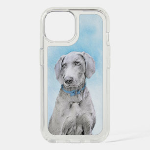Weimaraner Painting - Cute Original Dog Art iPhone 15 Case