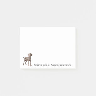 Weimaraner Personalize Notes