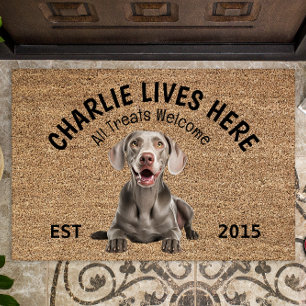 Weimaraner Personalized Dog Lover  Doormat
