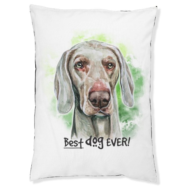 WEIMARANER PET BED (Front Vertical)