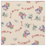 Weimaraner Pirate Fabric