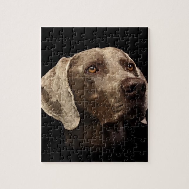 Weimaraner Portrait Jigsaw Puzzle (Vertical)