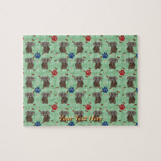 Weimaraner Portrait Jigsaw Puzzle