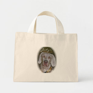 Weimaraner Portrait Tote Bag for Personalization