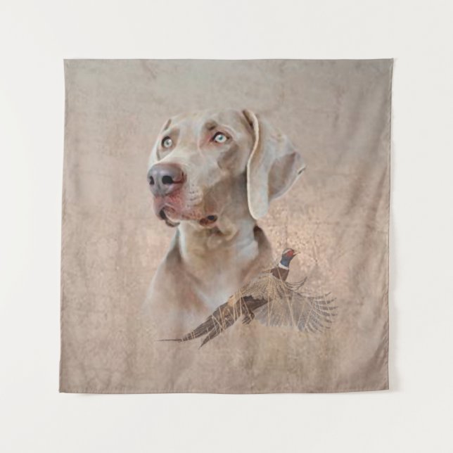 Weimaraner Poster Canvas Print Tapestry (Front)