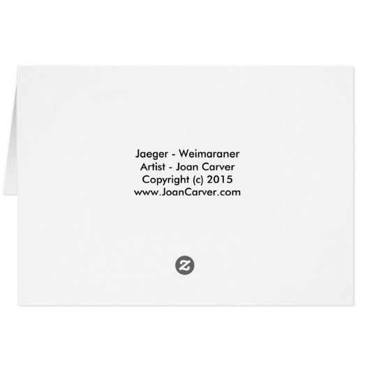 Weimaraner Pup (Back Horizontal)