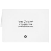 Weimaraner Pup Cards (Back Horizontal)
