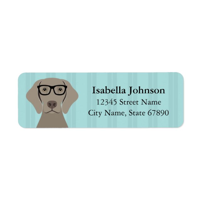 Weimaraner Return Address Labels (Front)