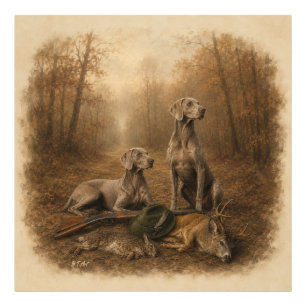 Weimaraner – Silver Ghost Hunter Photo Print