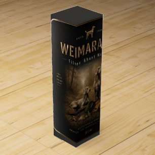 Weimaraner – Silver Ghost Hunter  Wine Box