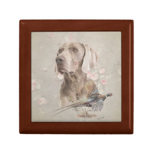 Weimaraner Tapestry Poster Acrylic Print Button Ke Gift Box