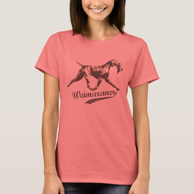Weimaraner The Gray Ghost T-Shirt (Front)