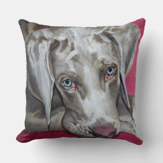 Weimaraner Throw Pillow