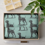 weimaraner  tissue paper