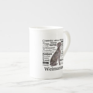 Weimaraner Traits Bone China Mug
