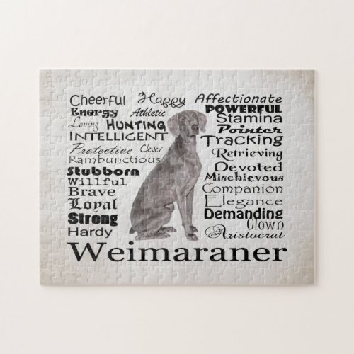 Weimaraner Traits Puzzle