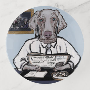 WEIMARANER TRINKET TRAY