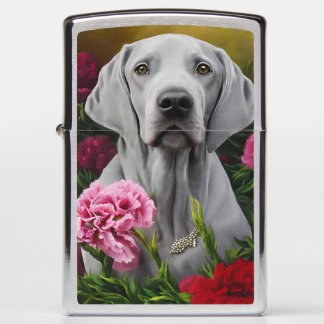 Weimaraner Zippo Lighter