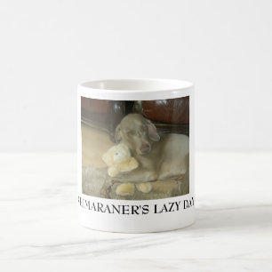 WEIMARANER'S LAZY DAYZ COFFEE MUG