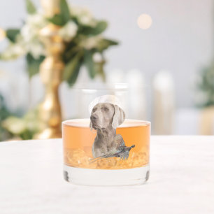 Weimaraners Whiskey Glass