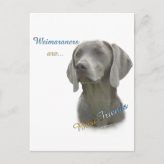 Weimeraner Best Friend 2 Postcard