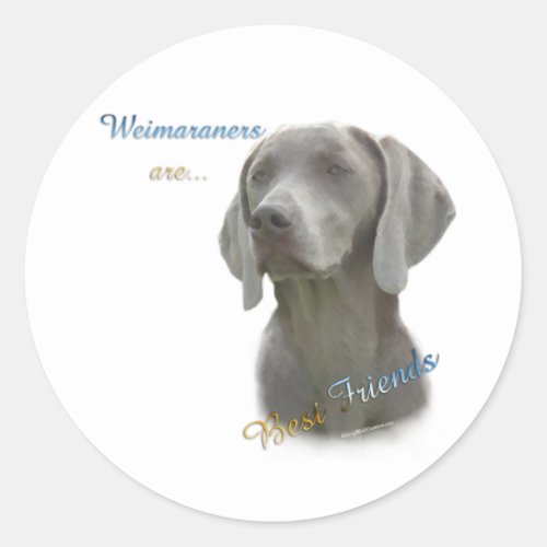 Weimeraner Best Friend 2 _ Sticker