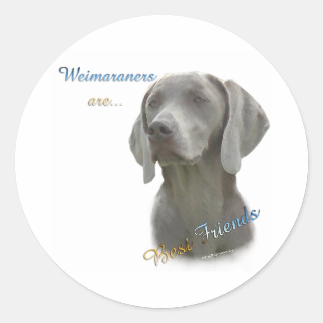 Weimeraner Best Friend 2 - Sticker (Front)