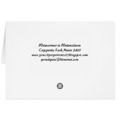 Weimeraner in Watercolour Cards (Back Horizontal)